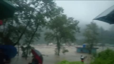 Flood in sikkim