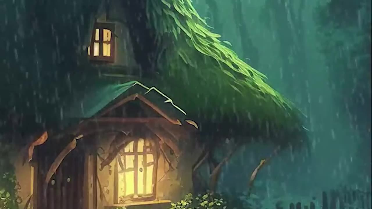 Cozy, relaxing, rain