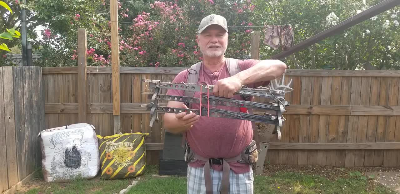 Quick, easy and CHEAP DIY for carrying multiple climbing sticks into the field