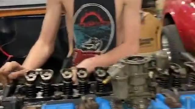 Repair workers added a bottle