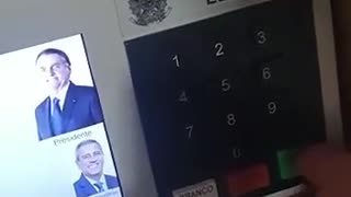 This voting machine in Brazil won’t allow votes to be cast for Bolsanoro.