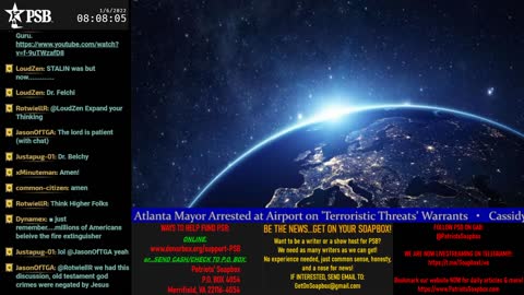 2022-01-06 07:00 EST - Patriots Soapbox AM: with LadyRWB , MykelJaye & DD