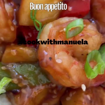 How to make shrimp in pineapple with herbs delicious 🍤🍍🤤