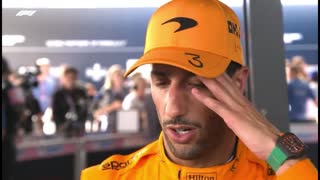 F1 2022 Daniel Ricciardo Post Qualifying Interview Hungarian GP