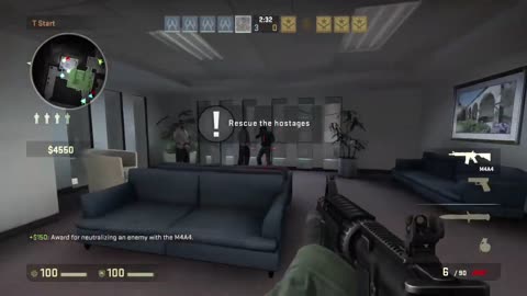 Counter Strike Global Offensive Xbox One Gameplay Office