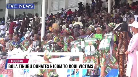 Bola Tinubu Donates #100M to Victims of Kogi State Flood