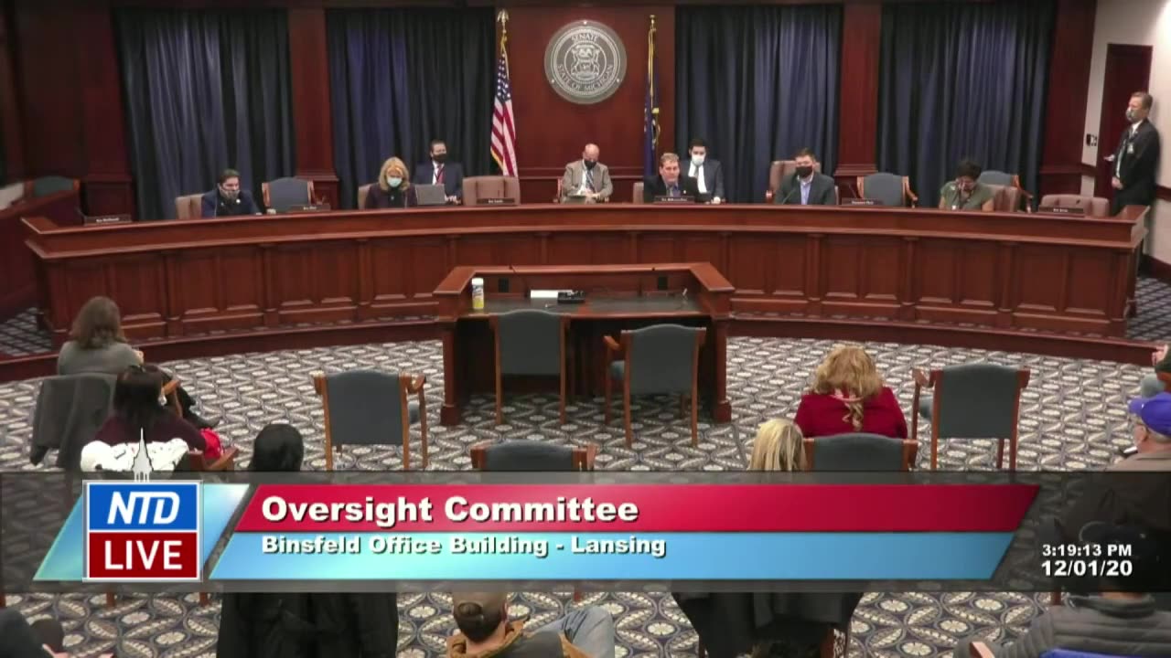 2020 Election Fraud Hearing - Michigan Senate Committee - Dec 1, 2020