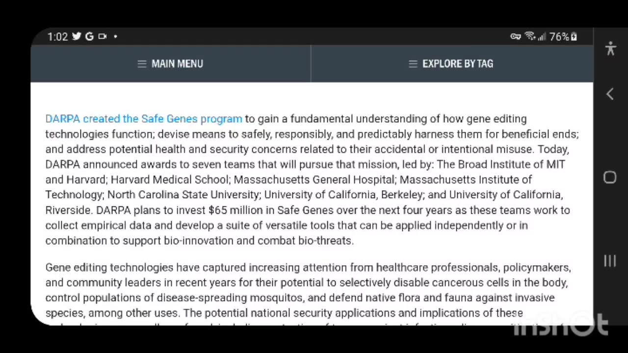 (CRISPR ANTIDOTE !?) the kryptonite that can stop CRISPR (2019) DARPA