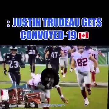 Justin Trudeau gets Convoyed-19