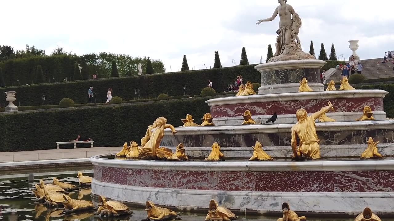 People in Paris Walking Enjoying Scenery