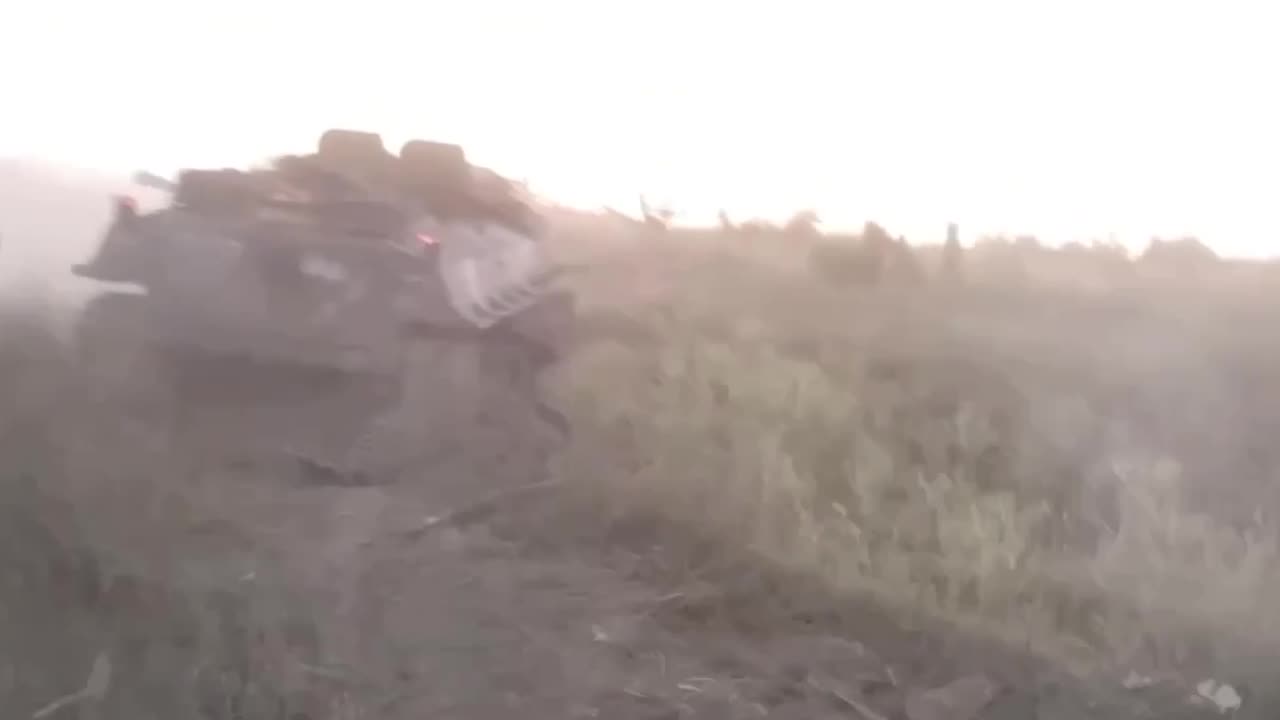 The Russian MTLB arrived at the final station.