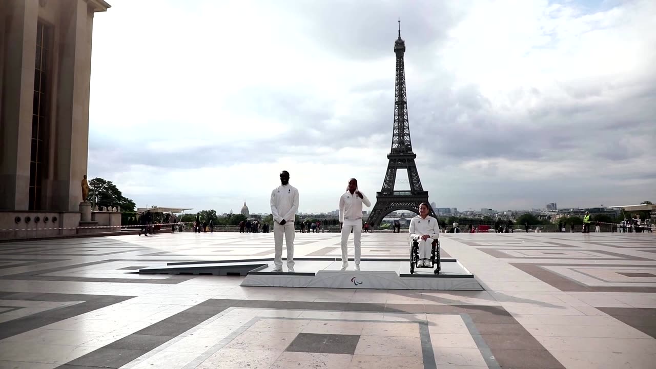 Paris unveils podium for the 2024 Olympics