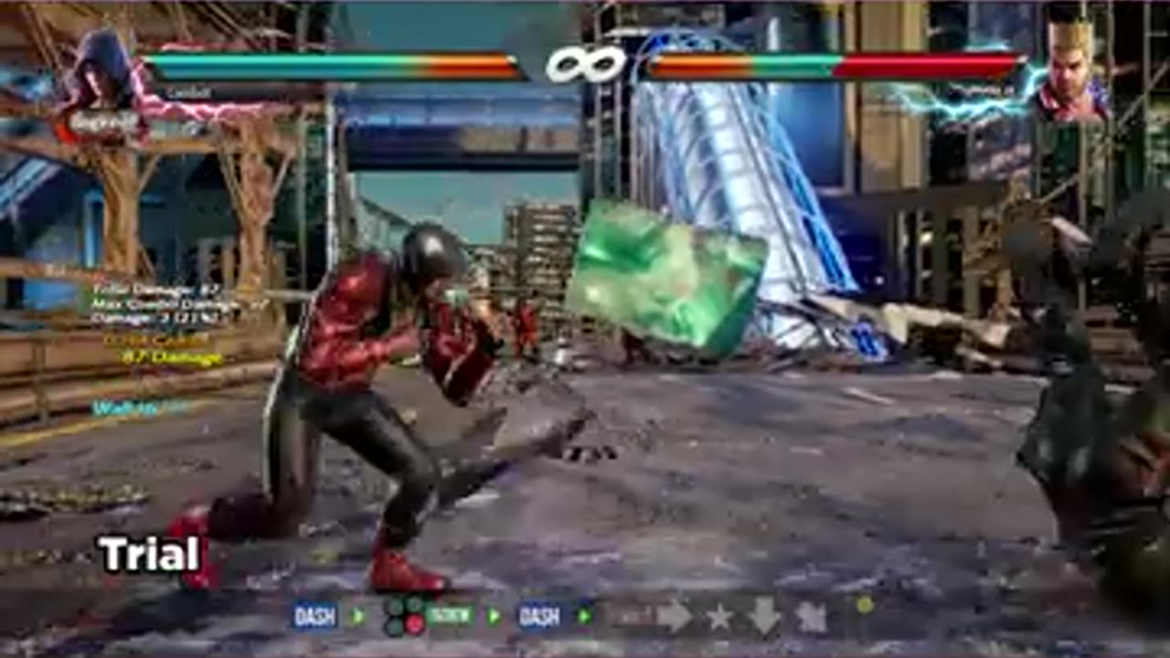 Jin Kazama Double Lift Kicks #Shorts #Tekken7