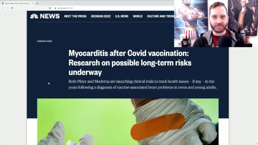 Big Pharma Admits Researching Myocarditis after Covid Vaccination