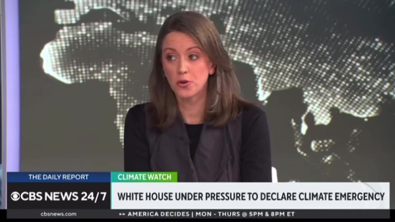 Why is the White House considering a national climate emergency declaration