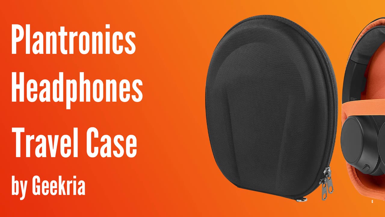 Plantronics Over-Ear Headphones Travel Case, Hard Shell Headset Carrying Case | Geekria