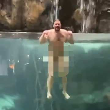 🚨WATCH: Naked man dive into the fish aquarium at a Bass Pro Shop Leeds | Alabama