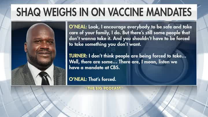 Based Shaq Lets Loose on Vax Mandates