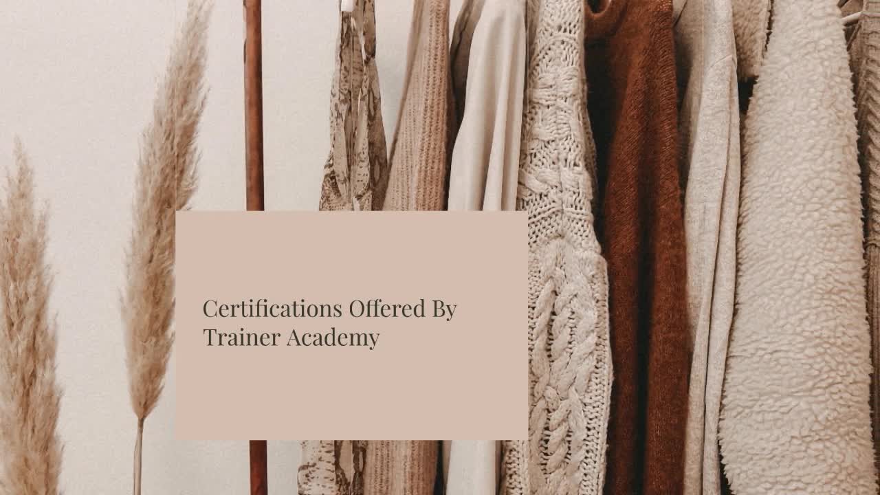 Trainer Academy SALES AND PROMOTIONS