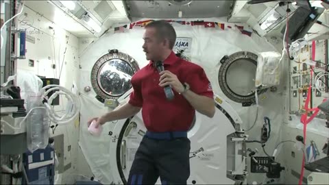 NASA News drink water in space