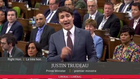 Trudeau says the opposition leader proposes "to make Canada great again