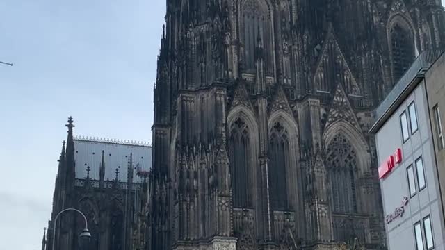 Cologne Cathedral, the pinnacle of the world's Gothic architecture, taken in Germany last year