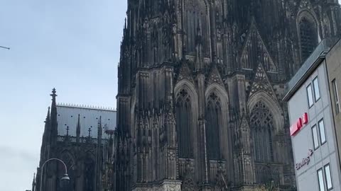 Cologne Cathedral, the pinnacle of the world's Gothic architecture, taken in Germany last year