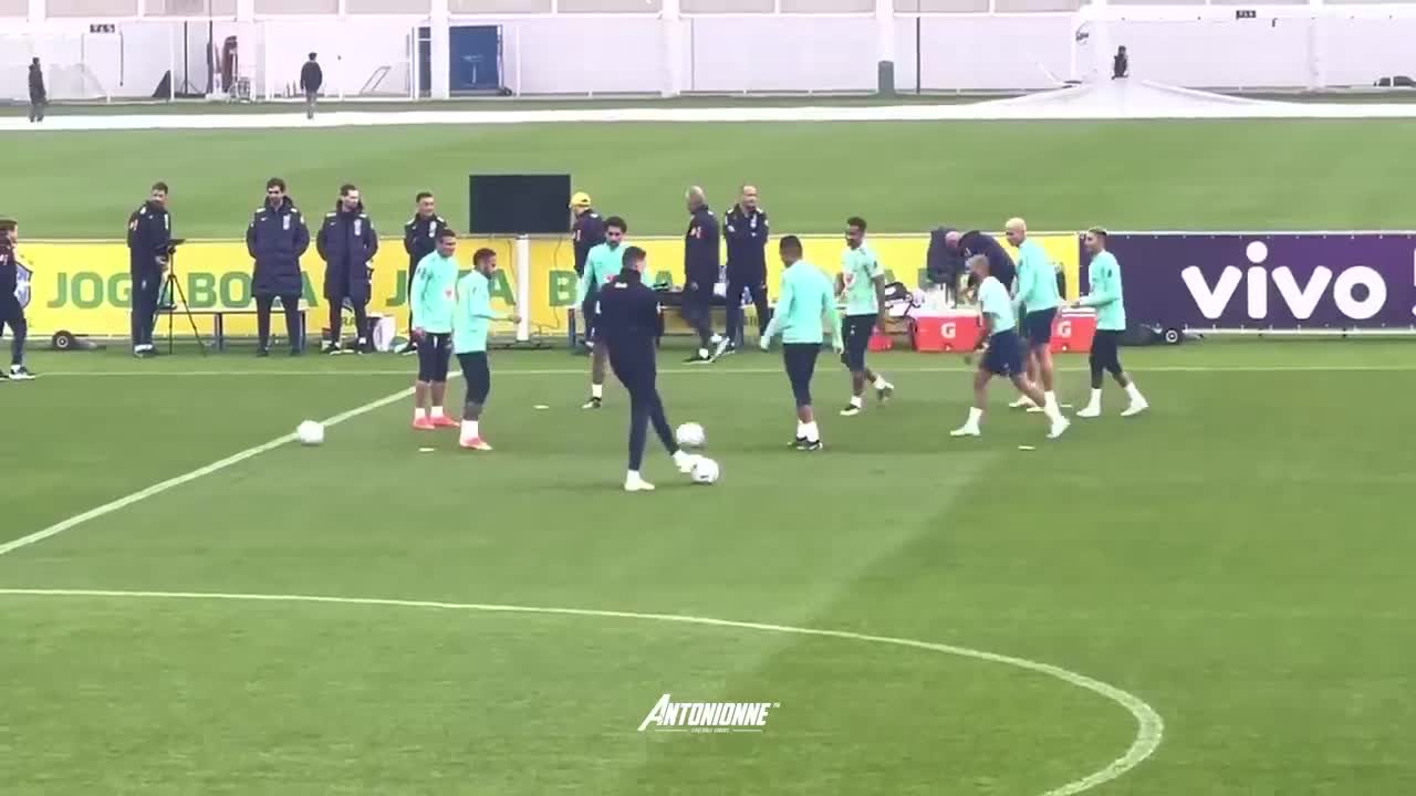 Neymar, Vinicius Jr, Antony FIGHT and Skills SHOW in Brazil in Training