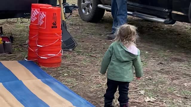 Articulate Toddler Argues with Grandpa