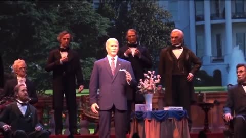 Joe Biden Hall of Presidents Animatronic Hair Legs