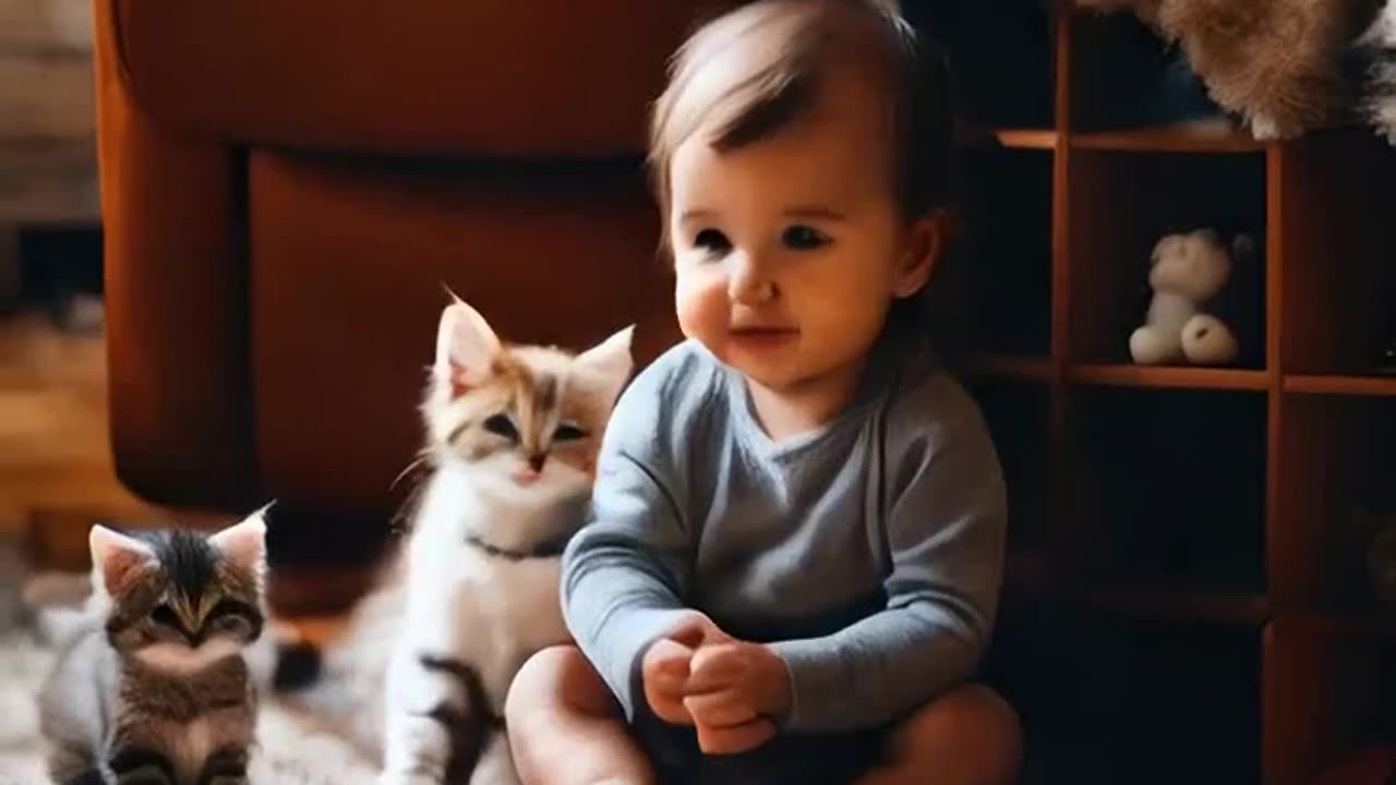 Girl with Cat
