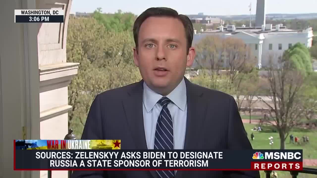 Zelenskyy Asks Biden To Designate Russia A State Sponsor Of Terrorism