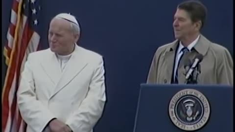 President Reagan’s and Pope John Paul II Remarks at their Arrival in Alaska on May 2, 1984