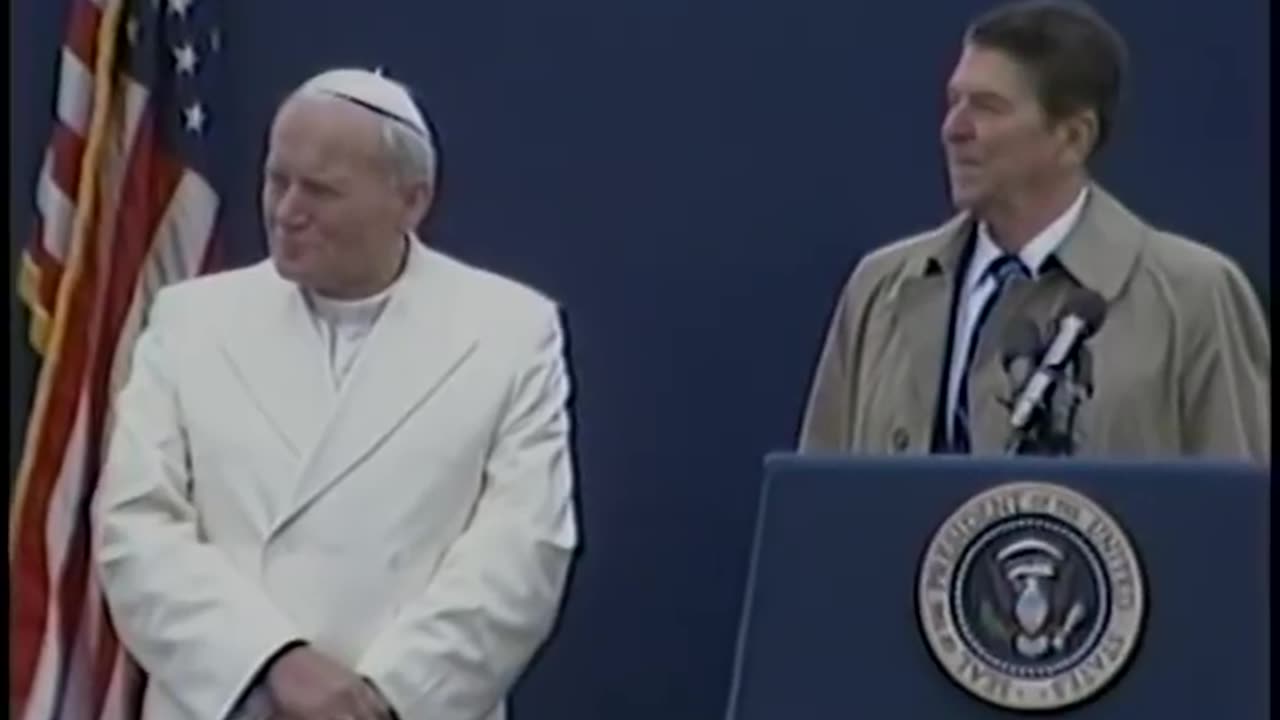 President Reagan’s and Pope John Paul II Remarks at their Arrival in Alaska on May 2, 1984