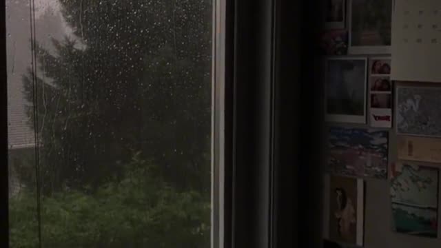 It's raining, and all the memories are wet