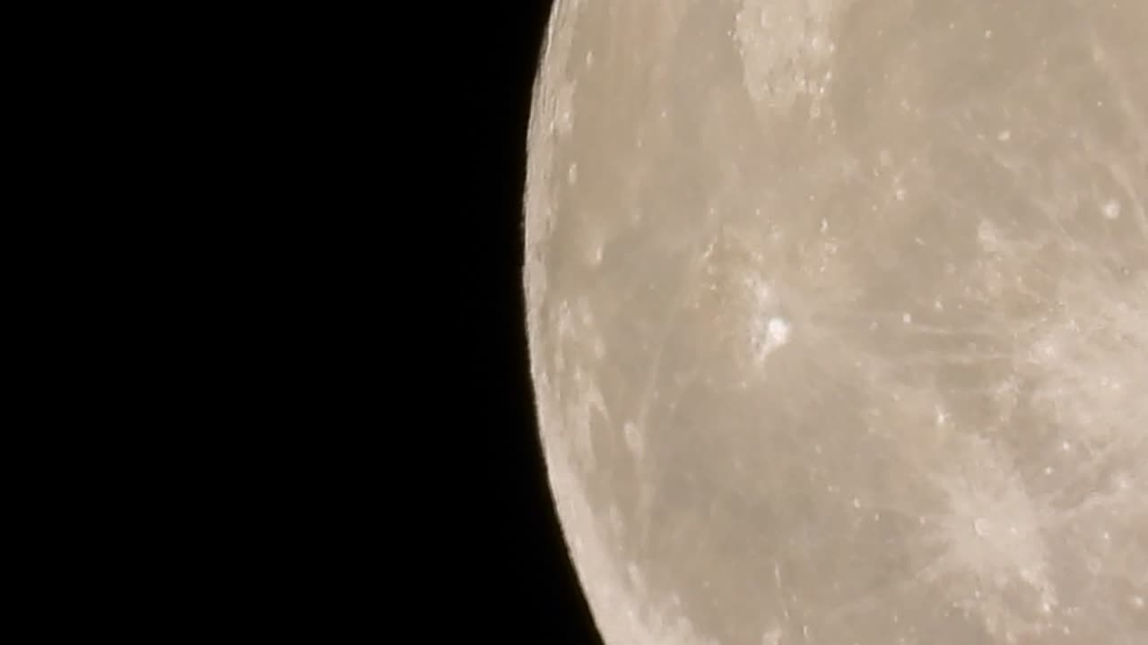 Full Moon on Friday the 13th 2019 over Las Vegas.