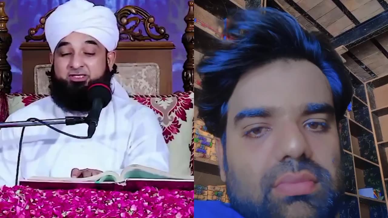 مولانا ثاقب رضا اور میاں مکرم کے ساتھ