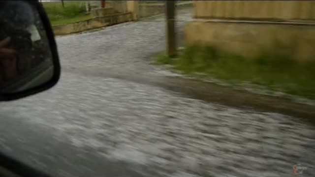 Une chasse aux orages qui fera que l'on est piégé par la grêle