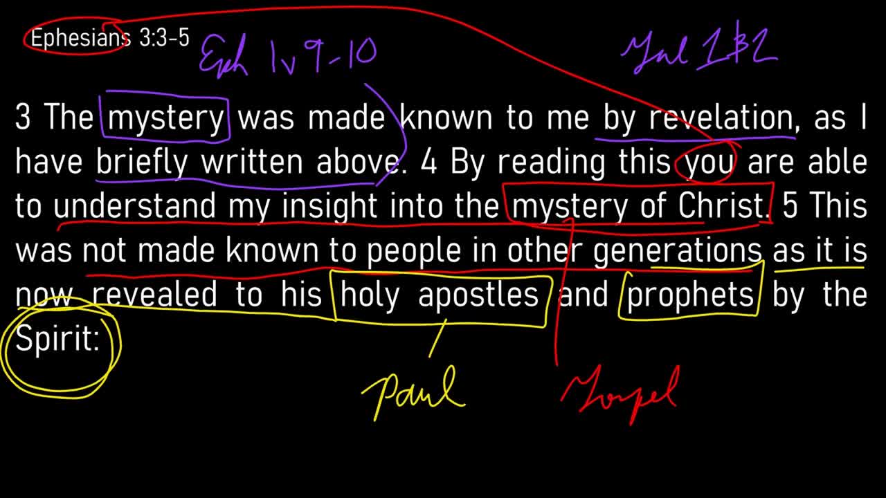 Ephesians 3:1-7 // Paul's Gospel to the Gentiles Pt. 1