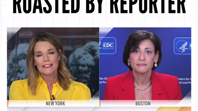 MSM Confronting Walensky - Damage Control