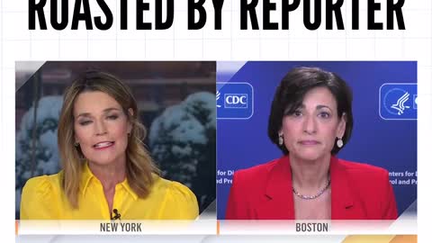 MSM Confronting Walensky - Damage Control