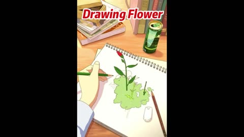 Drawing Lovely Flower