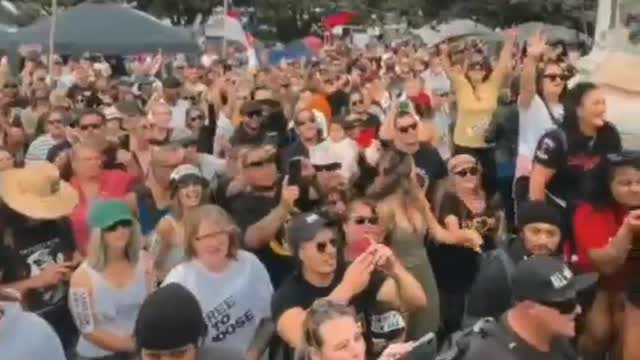 Taking on the Canadian example of peaceful protest, thousands of people