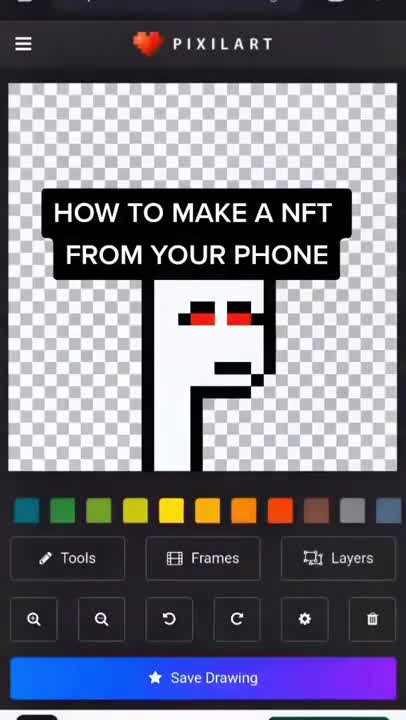 How to make NFT on mobile