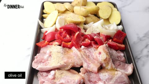 Harissa Chicken Traybake