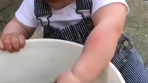 Baby and Fish laughing out loud