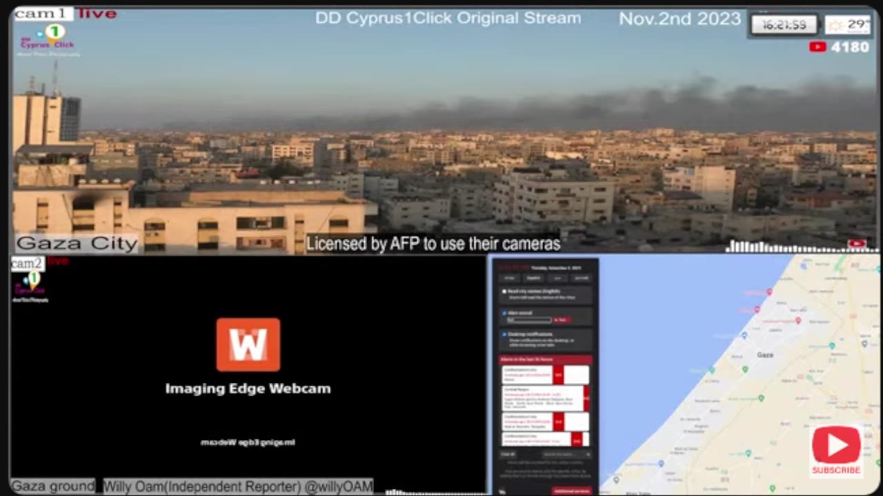 Gaza Live: Real-time HD Camera Feeds from Gaza