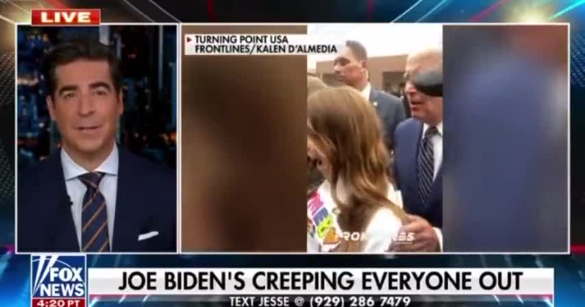 Creepy Uncle Joe Has A Problem - Jesse Watters