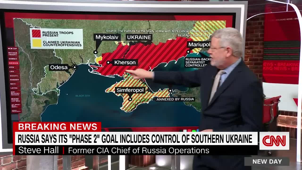 Kremlin reveals its goal for 'second phase' of Ukraine invasion