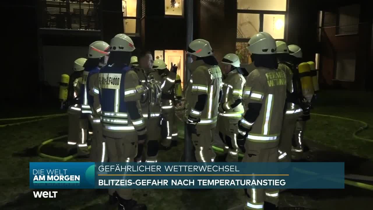 BLITZEIS-GEFAHR! Gefährlicher Wetterwechsel - Regen trifft auf gefrorenen Boden